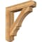 Ekena Millwork Balboa Craftsman Rough Sawn Bracket w/ Offset Brace, Western Red Cedar, 8"W x 40"D x 40"H BKT0806X40X40BOA04RWR - alternate 1
